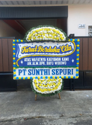Papan Bunga Duka di Asam Kumbang